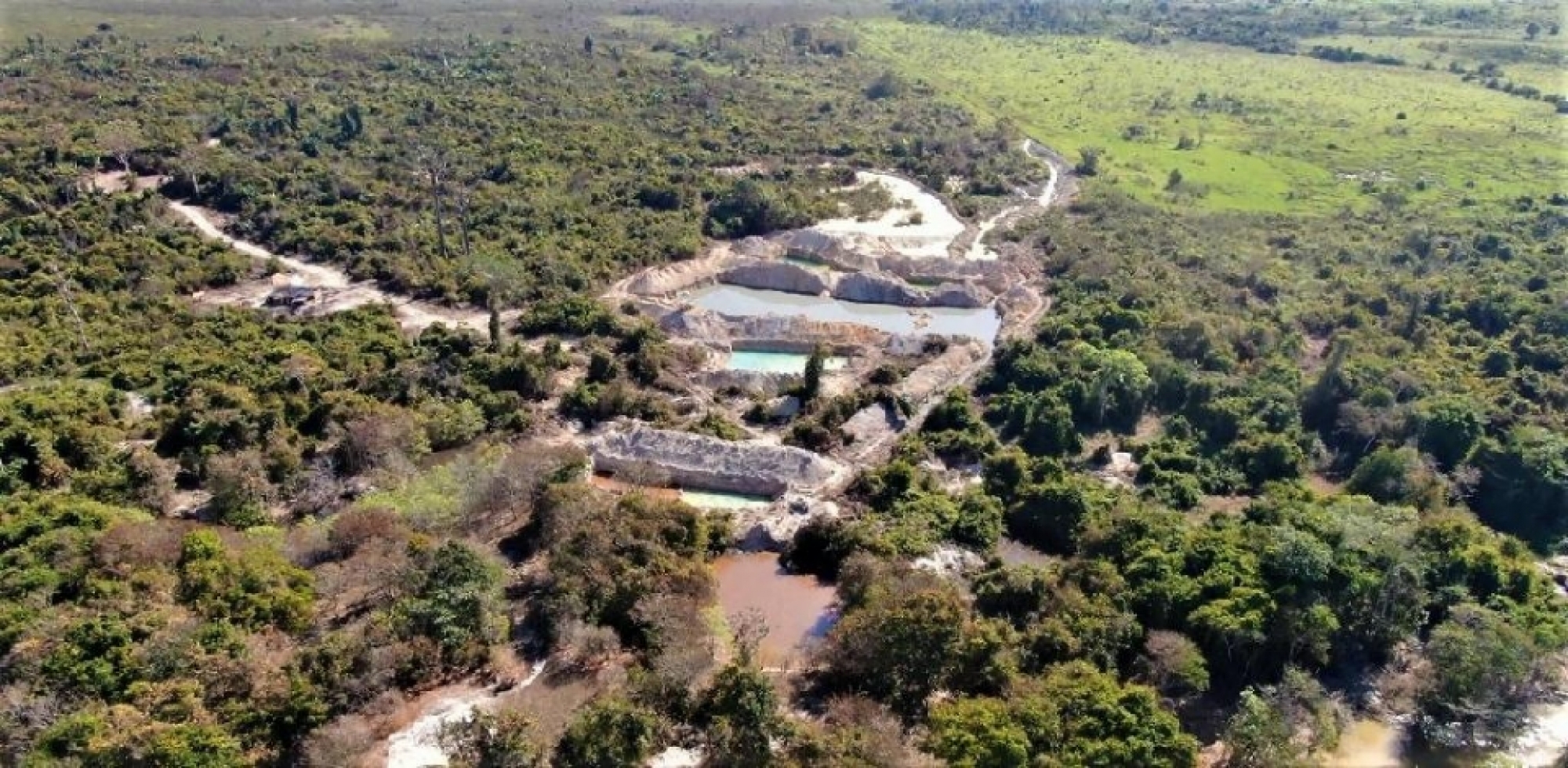 Operação identifica 200 hectares desmatados e embarga 12 garimpos ilegais no norte de MT